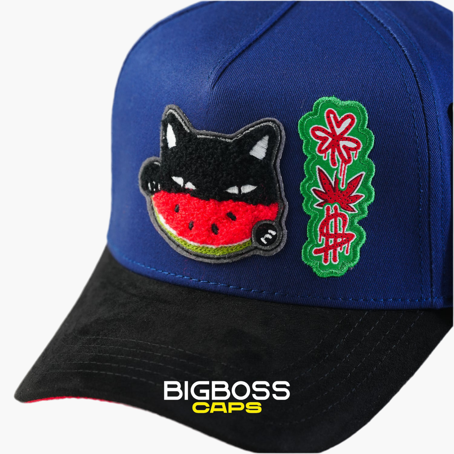 WATERMELON ON CAT BLUE