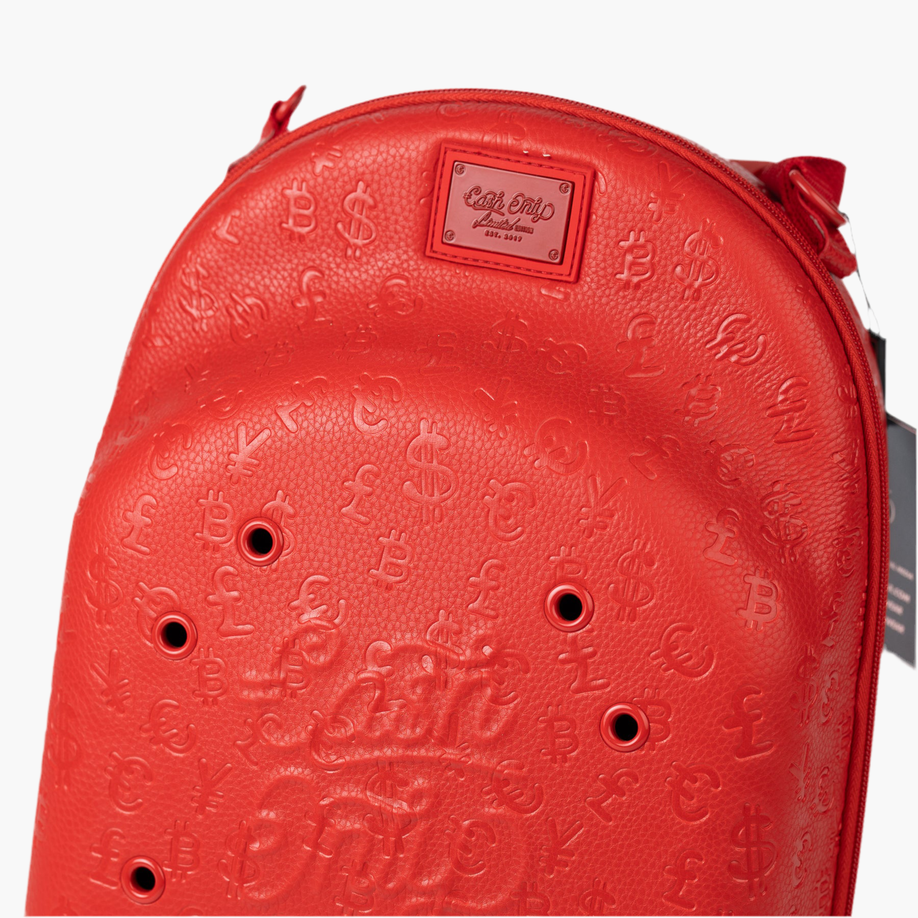 Cash Only Carrier Rojo