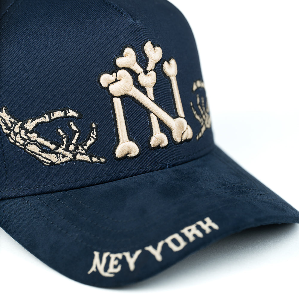 ACE HATS - NEW YORK BONES BLUE