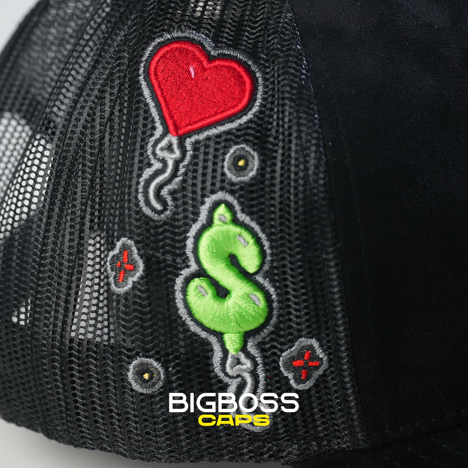 MONEY LOVE BLACK MESH