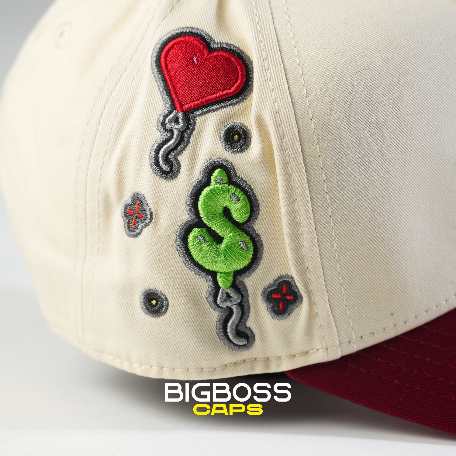 MONEY LOVE BEIGE RED