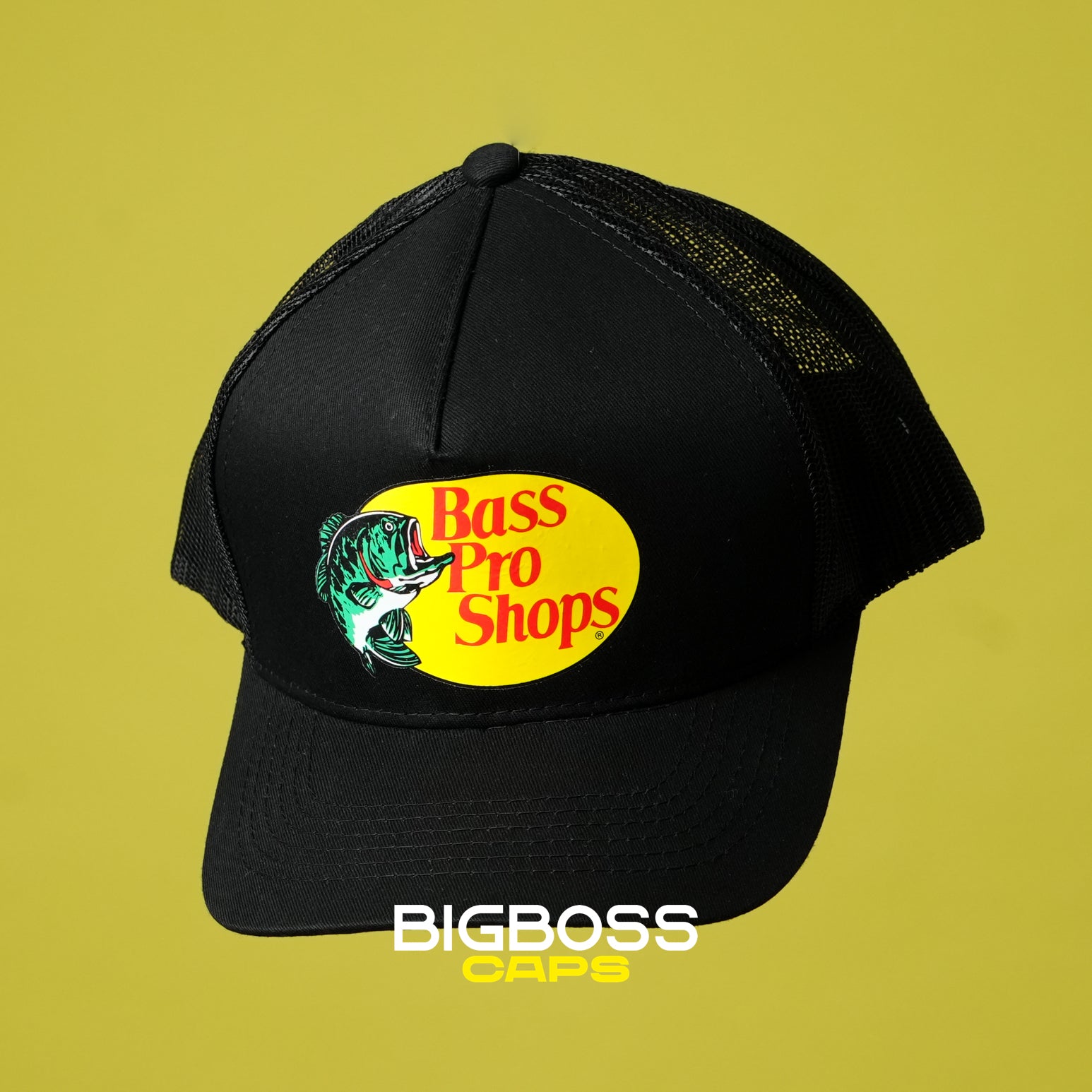 Bass Pro Shops black – Bigboss Caps