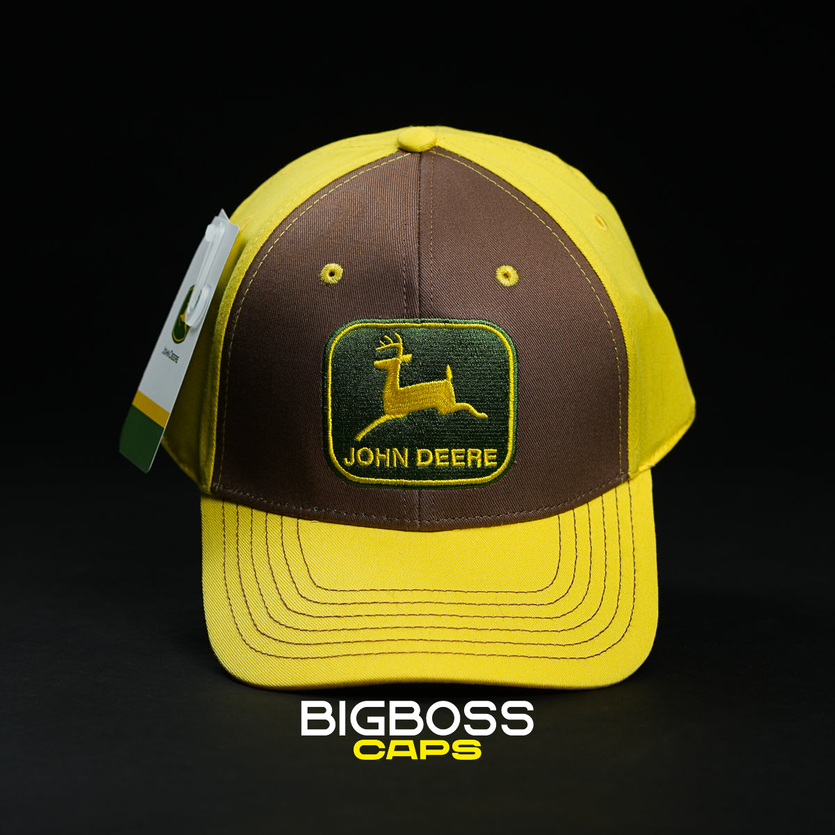 Gorra John Deere café