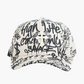 Cash Only graffiti white