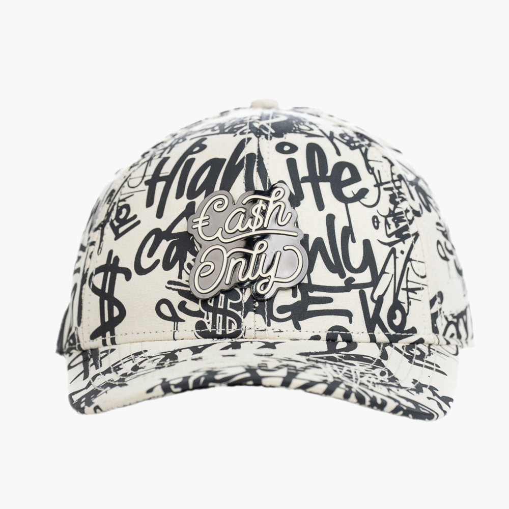 Cash Only graffiti placa