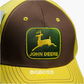 Gorra John Deere café