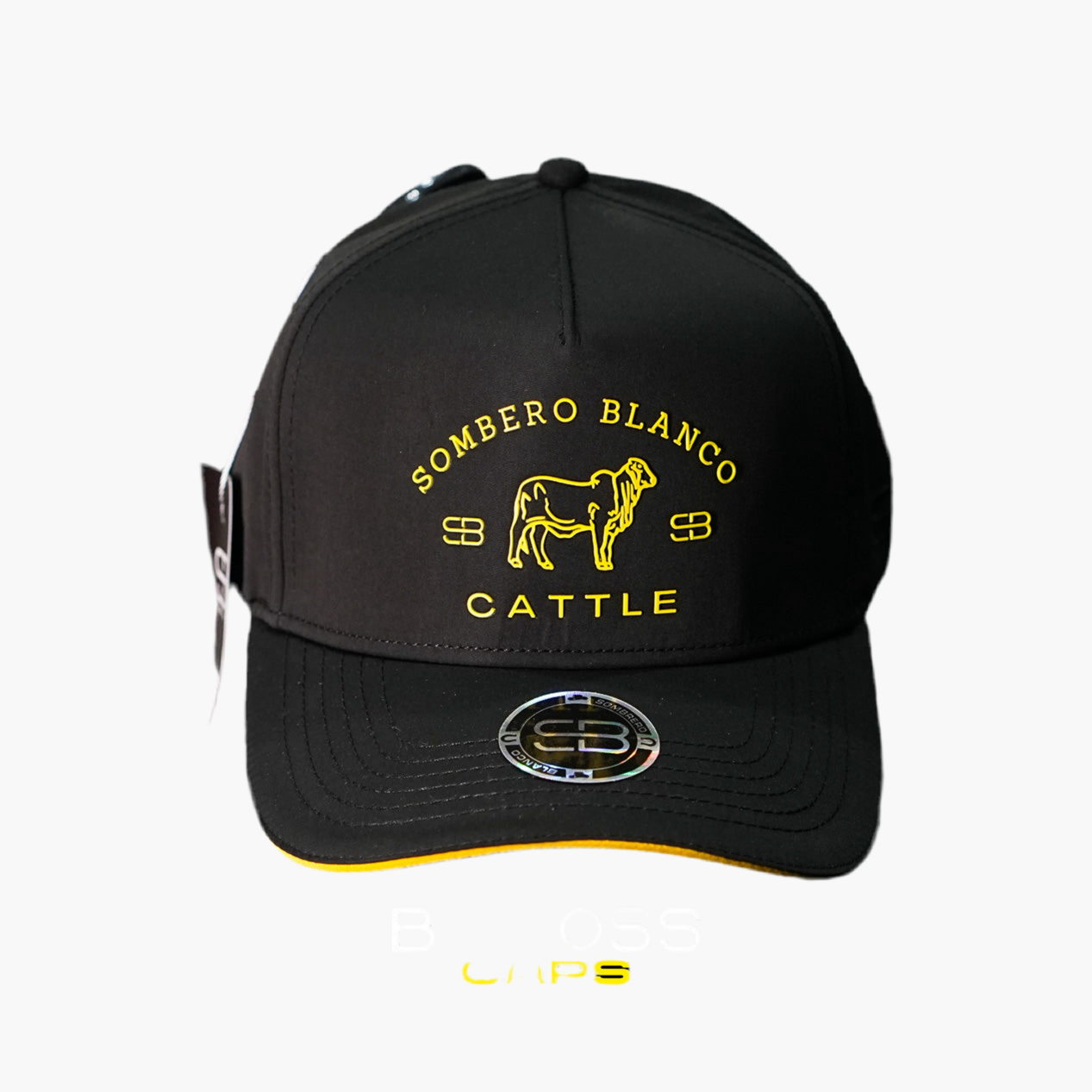 Sombrero Blanco - Black and Yellow