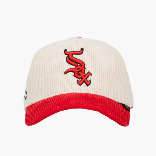 SOX BEIGE AND RED