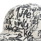 Cash Only graffiti white