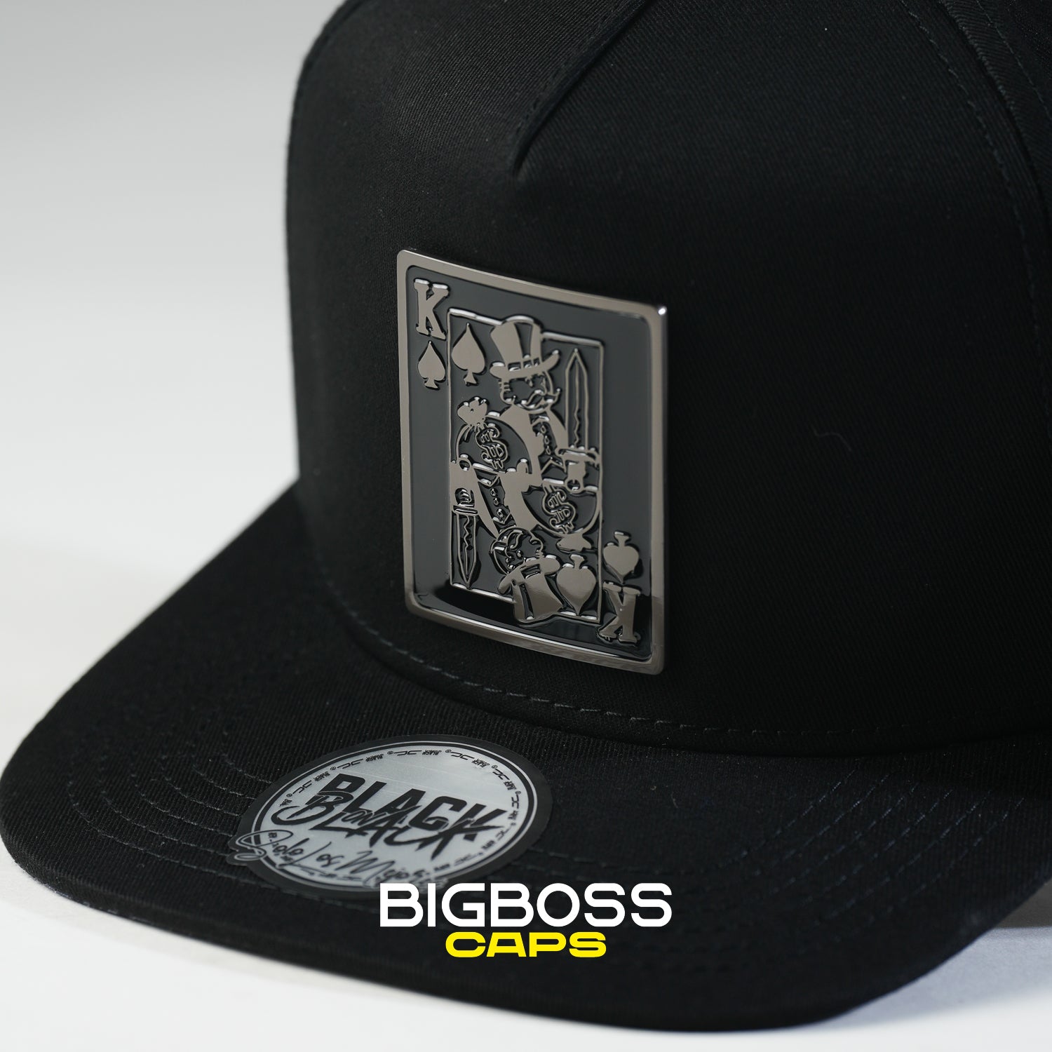 KINGS CARD BLACK ON BLACK