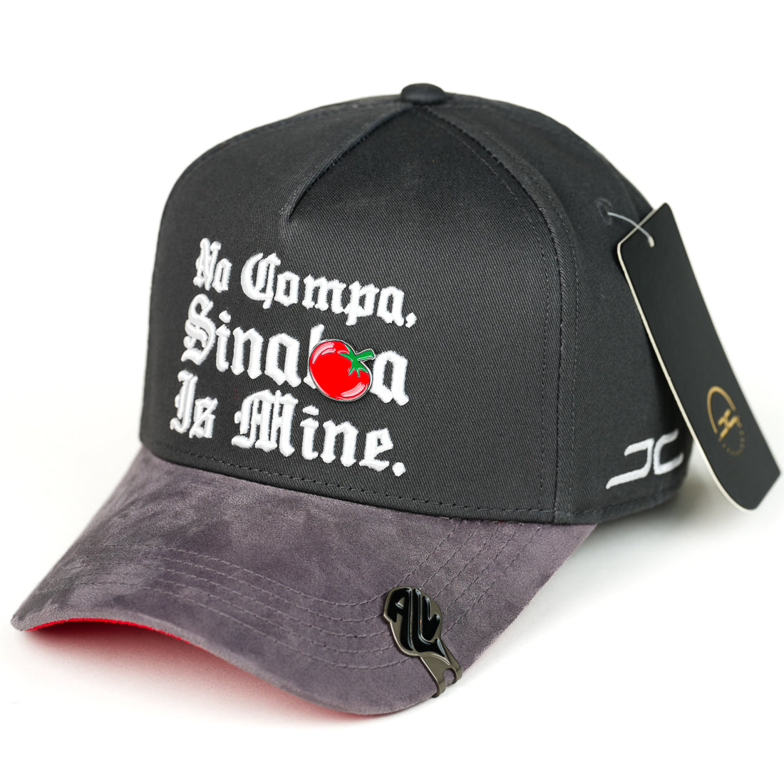 JC HATS - NO COMPA SINALOA IS MINE GRAY