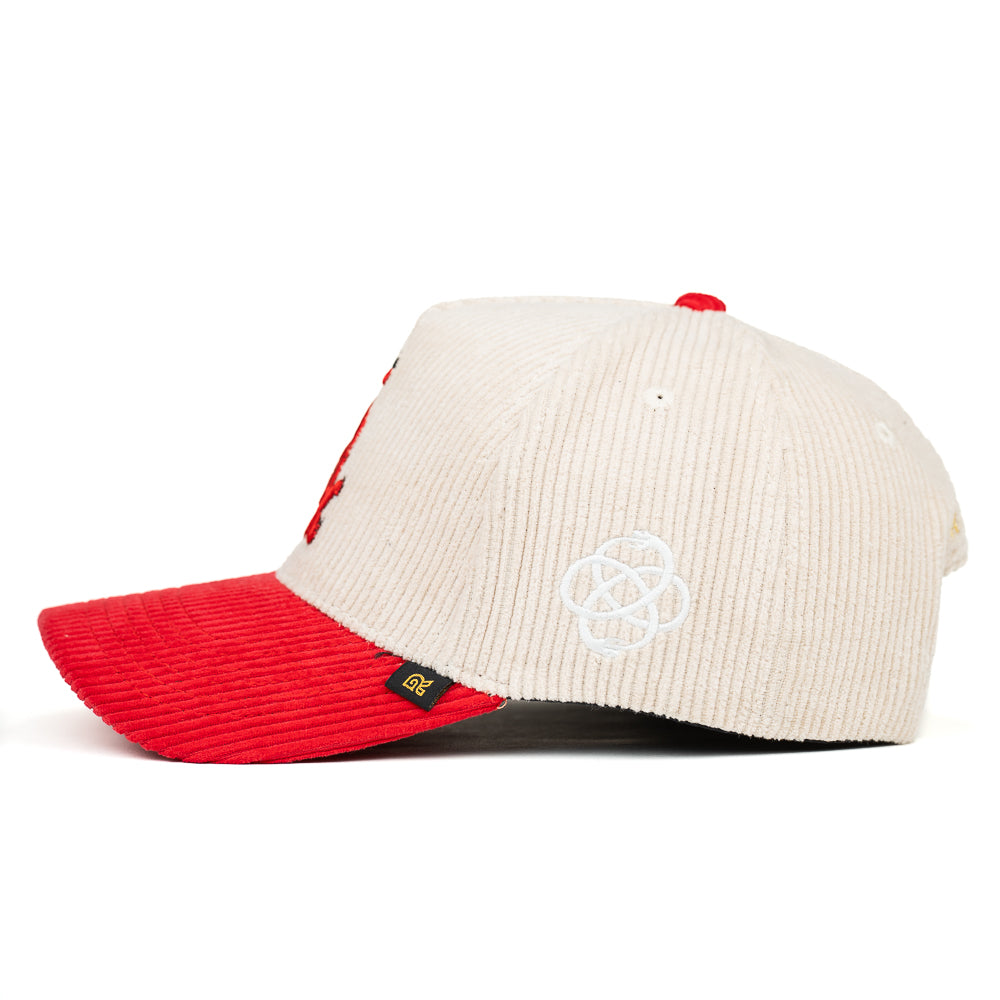 SOX BEIGE AND RED
