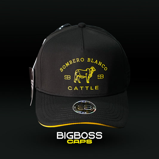 Sombrero Blanco - Black and Yellow