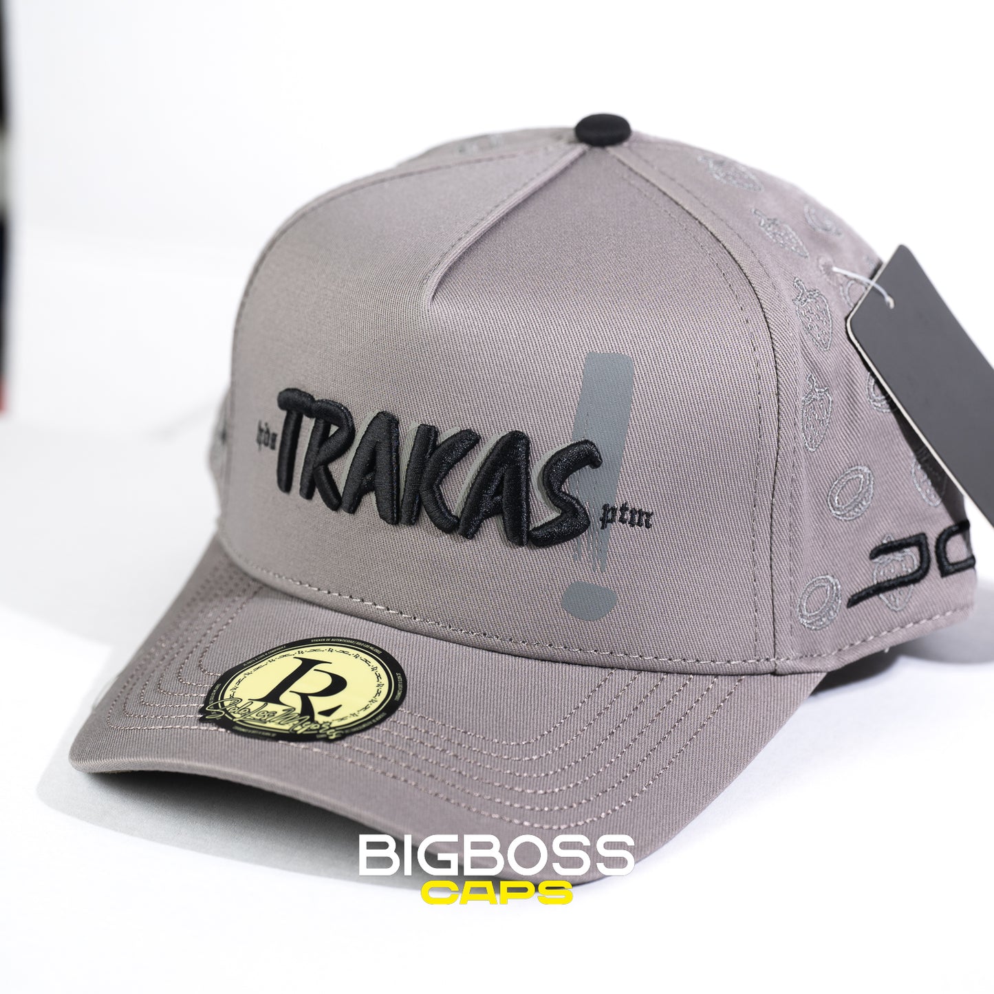 JC HATS - TRAKAS GRAY (CURVA)