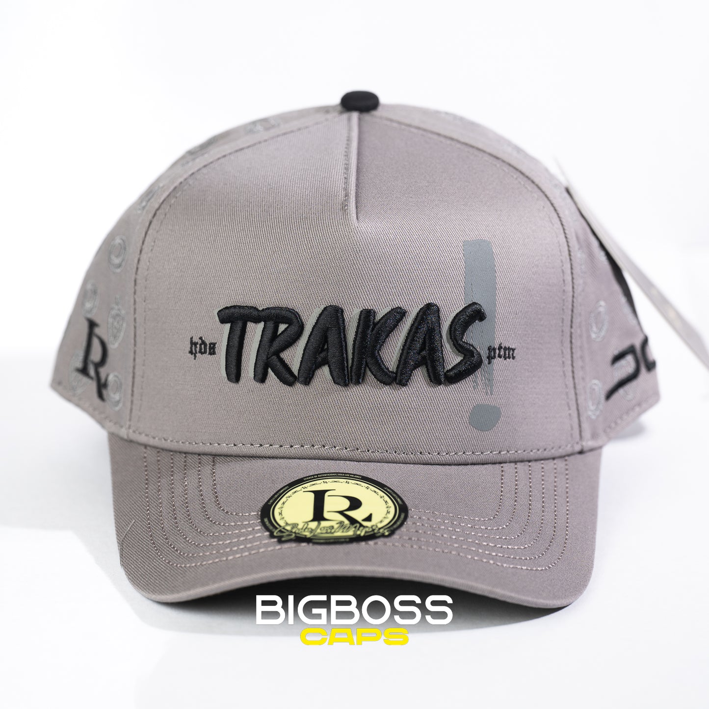 JC HATS - TRAKAS GRAY (CURVA)