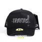 JC HATS - TRAKAS BLACK GRAY (CURVA)